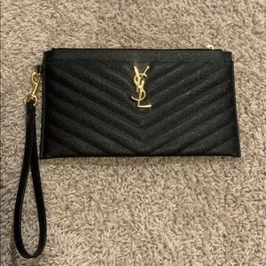 100% authentic YSL LARGE WRISTLET